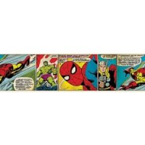 Graham & Brown Marvel Superheroes Comic Strip Multicoloured  &pound;9.99