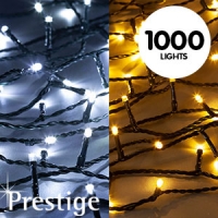 HomeBargains  Prestige Lighting: 1000 LED Multifunction String Lights