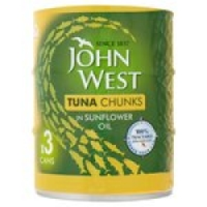 John West Tuna Chunks In Sunflower Oil £2.50