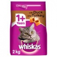 Asda Whiskas 1+ Cat Complete Dry with Duck and Turkey