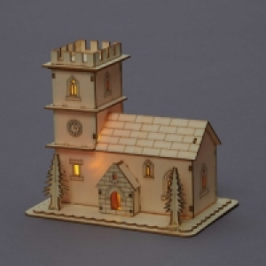 Perfect Christmas LED Church Scene