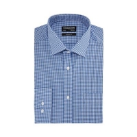 Debenhams  The Collection - Blue gingham check long sleeve classic fit 