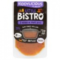Asda Kiddylicious Little Bistro 7 Veggies in Tomato Sauce 4m+