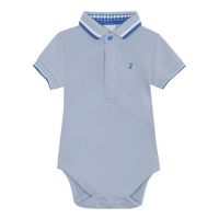 Debenhams  J by Jasper Conran - Baby boys light blue polo bodysuit