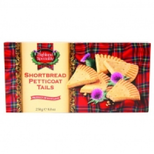 SHORTBREAD PETTICOAT TAILS 250G £0.65