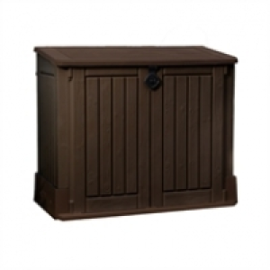 Homebase Keter Keter Store it Out Woodland Midi Garden Storage - Brown / 84