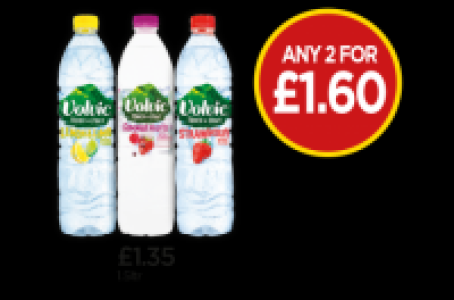 Volvic Touch of Fruit Lemon & Lime, Summer Fruits, Strawberr