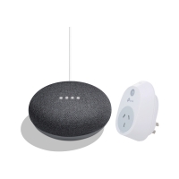 BigW  Google Home Mini + TP Link Smart Plug Bundle - Charcoal