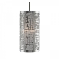 tofs  Non Electric Pendant, Chrome Shade, Silver Inner Lining
