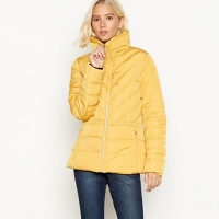 Debenhams  The Collection - Light gold padded hooded jacket
