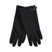 Debenhams  Isotoner - Black thermal invisible smart touch gloves with b