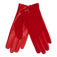 Debenhams  Principles - Red leather palm gloves