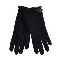 Debenhams  Isotoner - Navy thermal invisible smart touch gloves with bo