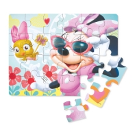 Aldi  Minnie Mouse Wooden Jigsaws 3 Pack