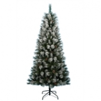 Homebase  7ft Snowy Ombre Artificial Christmas Tree