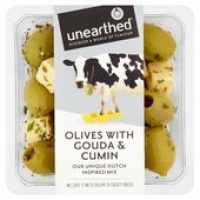 Ocado  Unearthed Olives with Gouda & Cumin