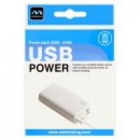 Asda Masterplug White 5200 USB Power Pack