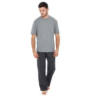 Debenhams  Lounge & Sleep - Grey jersey pyjama set