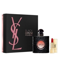 Debenhams  Yves Saint Laurent - Black Opium Perfume and Lipstick Gift