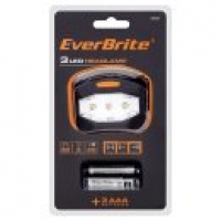 Asda Everbrite 3 LED Headlamp + 3 AAA Batteries