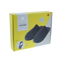 Debenhams  Gadget Lab - Black Heated Slippers