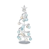 Debenhams  Debenhams - Silver glitter Christmas tree ornament