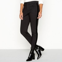Debenhams  Vero Moda - Black glitter trim tailored trousers
