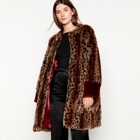 Debenhams  Lollys Laundry - Multicoloured leopard print faux fur Elis