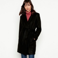 Debenhams  Vila - Black longline coat