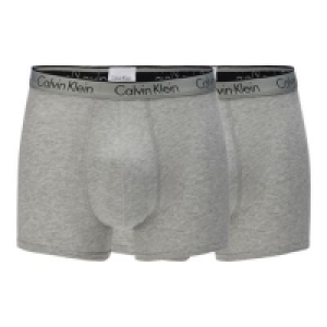 Calvin Klein - 2 pack grey trunks &pound;16.00