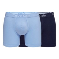 Debenhams  Calvin Klein - Pack of two blue and navy slim fit boxer brie