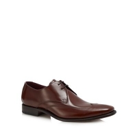 Debenhams  Loake - Brown leather Webster Derby shoes