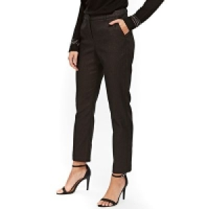 Wallis - Petite bronze jacquard trouser