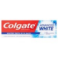 Morrisons  Colgate Advanced White Flouride Toothpaste