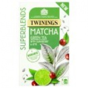 Superblends Matcha Green Tea with Cranberry & Lime 20 Tea Ba £2.00