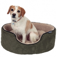 BMStores  RSPCA Quilted Oval Foam Bed - Beige