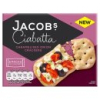 Asda Jacobs Ciabatta Caramelised Onion Crackers