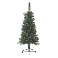 Wilko  Wilko 4ft Mixed Needle Tips Alpine Artificial Christmas Tree