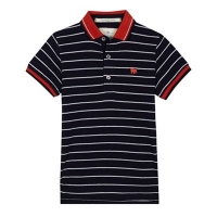 Debenhams  J by Jasper Conran - Boys navy striped polo shirt