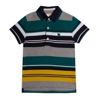 Debenhams  J by Jasper Conran - Boys green striped polo shirt