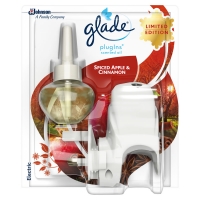 Wilko  Glade PlugIns Starter Kit Scented Oil Air Freshener Spiced A