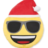 Aldi  Emoji Festive Sunglasses Cushion