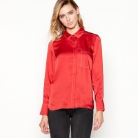 Debenhams  Principles - Red textured satin shirt