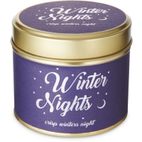 Aldi  Winter Nights Tin Candle