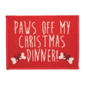 Washable Pet Feeding Mat Paws Off £1.99
