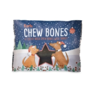 Festive Mega Chew Bones 4 Pack