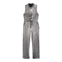 Debenhams  bluezoo - Girls silver plisse jumpsuit