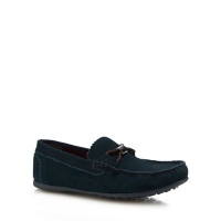 Debenhams  Baker by Ted Baker - Boys dark turquoise suede driver shoes