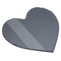 RobertDyas  Artesa Etched Heart Shaped Serving Platter - 30cm