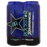 Poundstretcher  ROCKSTAR XDURANCE BLUEBERRY ENERGY DRINK 4X500ML